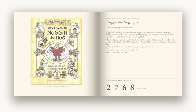 Flipping through the picture book of curated films